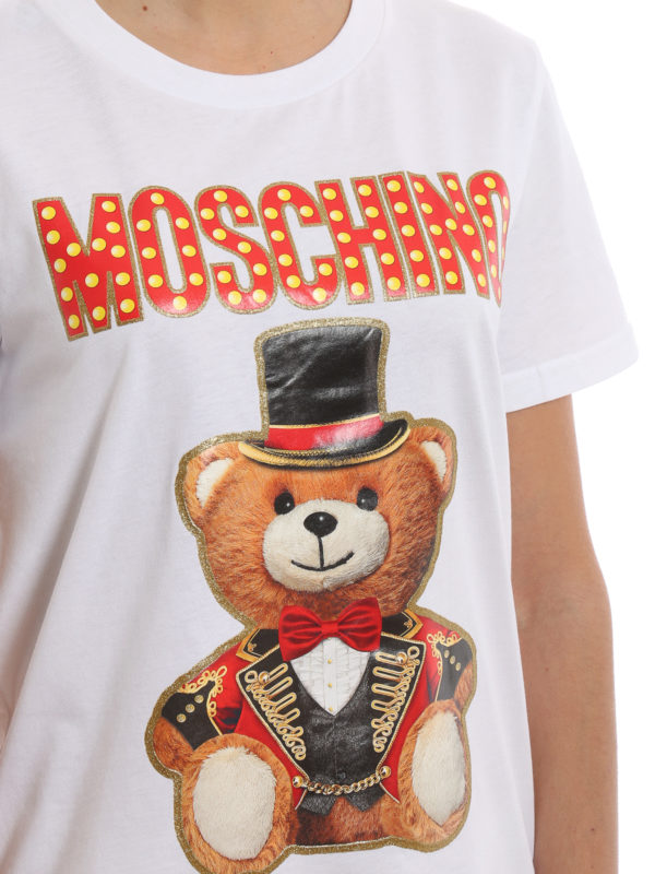 MOSCHINO buy online White Teddy Circus cotton T-shirt