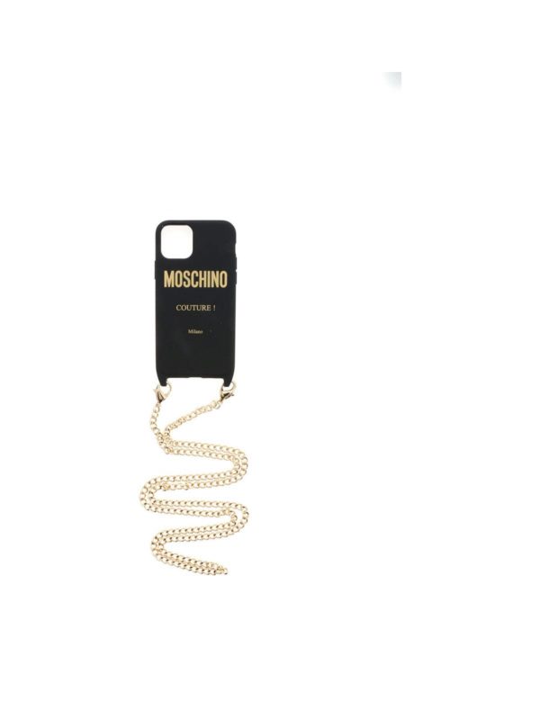 MOSCHINO: custodie e cover - Cover Moschino Couture nera