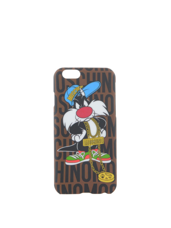 MOSCHINO: custodie e cover - COVER SILVESTRO PER I-PHONE 6 PLUS
