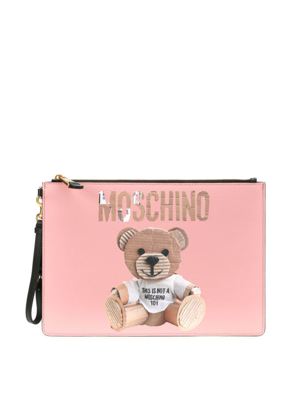 MOSCHINO: Clutches - Clutch - Pink