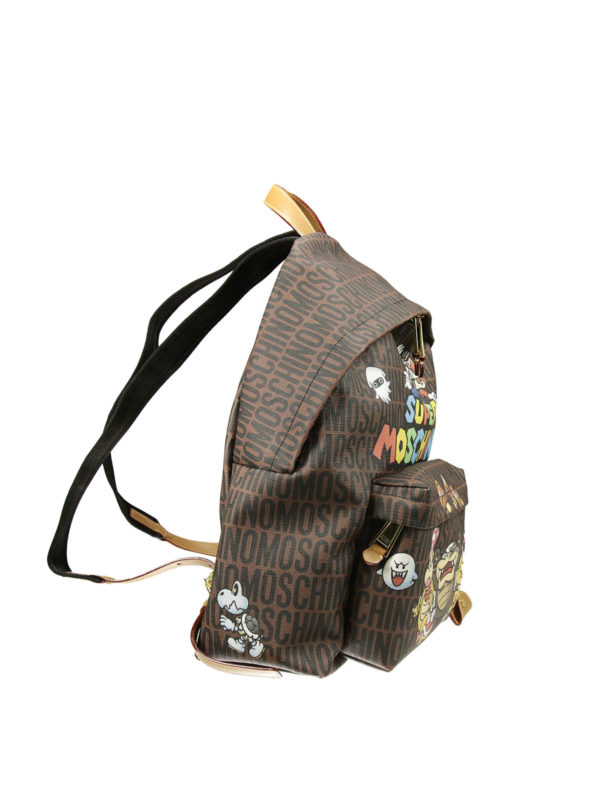 MOSCHINO COUTURE: backpacks online - Super Moschino patterned backpack