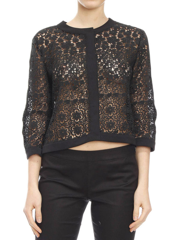 MOSCHINO COUTURE: casual jackets online - Lace jacket