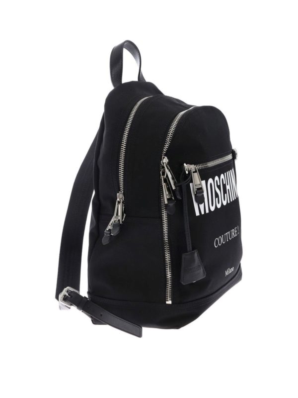 MOSCHINO: backpacks online - Moschino Couture backpack in black
