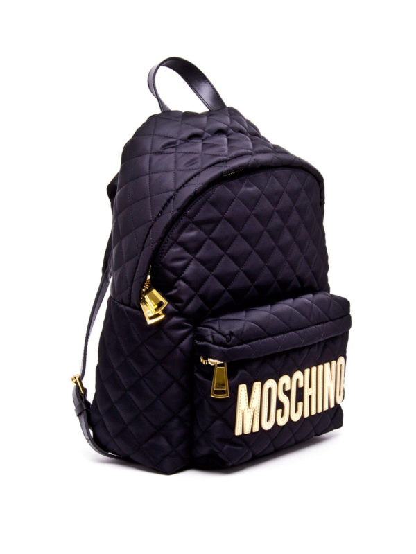 MOSCHINO: backpacks online - Quilted nylon backpack