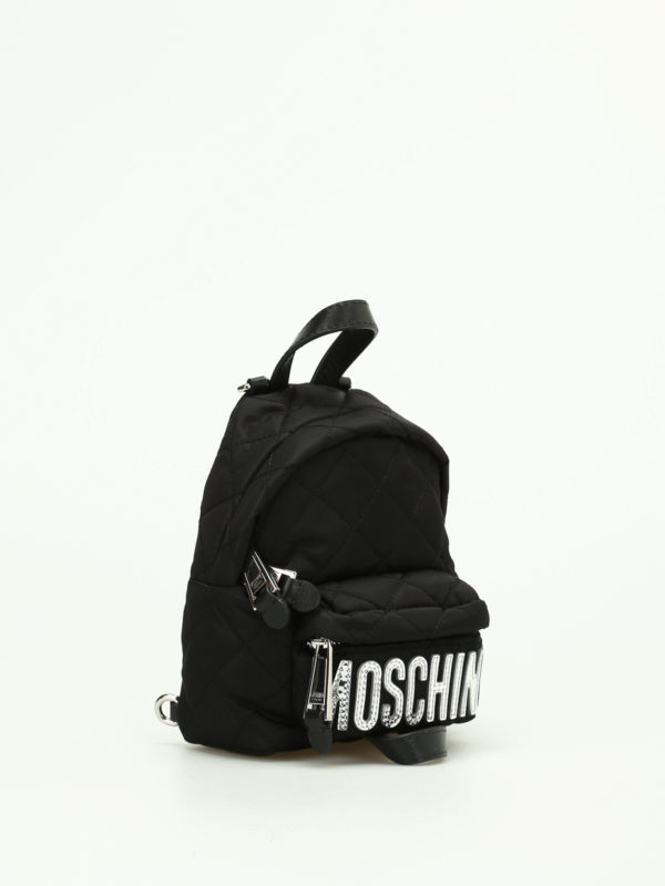 MOSCHINO: backpacks online - Quilted nylon mini backpack