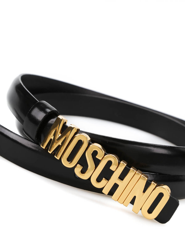MOSCHINO: belts online - Logo belt