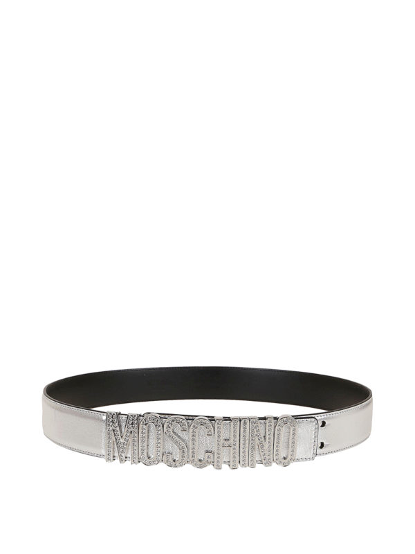 MOSCHINO: Gürtel online - Gürtel - Silber