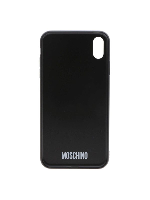 MOSCHINO: Cases & Covers online - Roman Teddy Bear cover in black