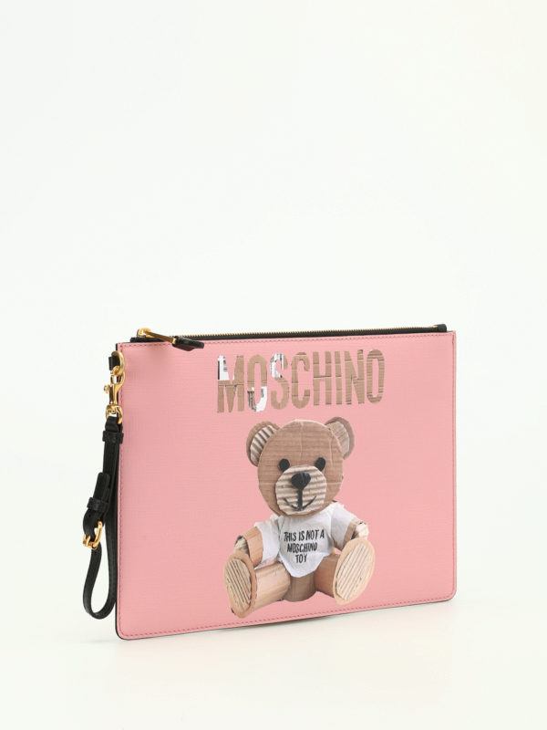 MOSCHINO: Clutches online - Clutch - Pink
