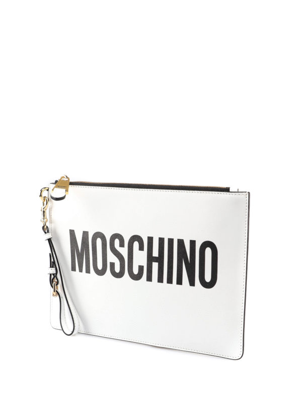 MOSCHINO: クラッチバッグ online - クラッチバッグ - 白