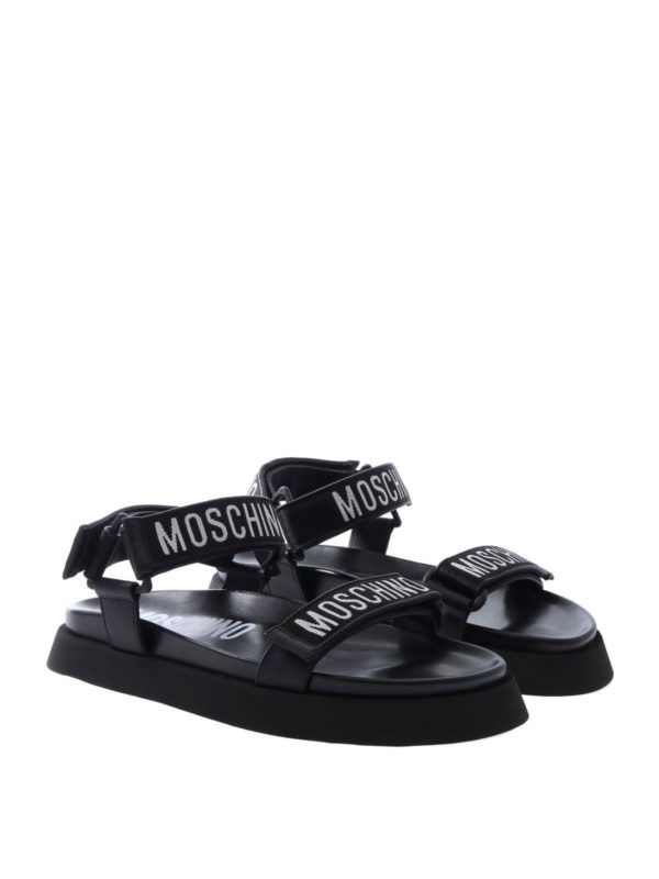 MOSCHINO: Sandalias online - Sandalias - Negro