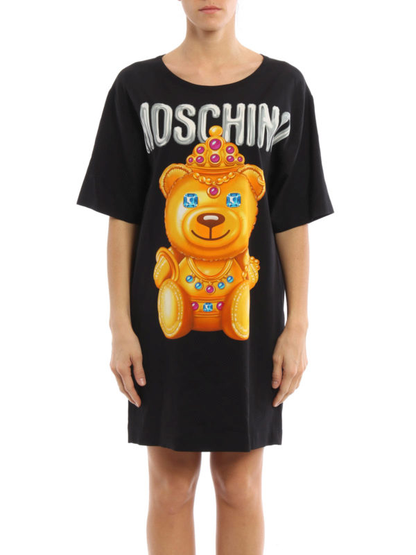 MOSCHINO: Robes courtes online - Robe Courte Noir