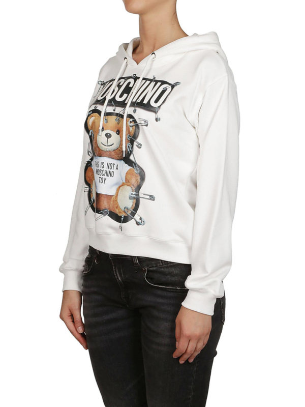 MOSCHINO: Sweatshirts & Sweaters online - Bear print hoodie