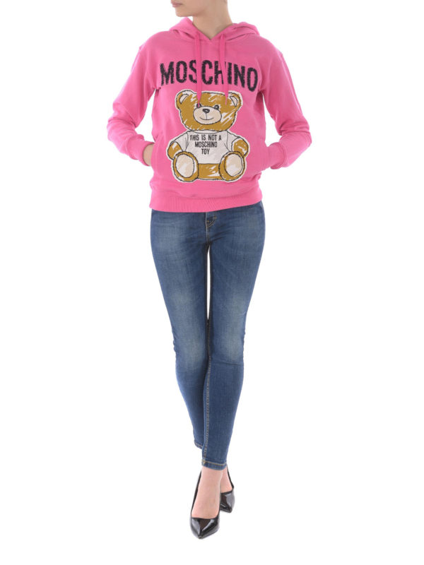 MOSCHINO: Sweatshirts und Pullover online - Sweatshirt - Rosa