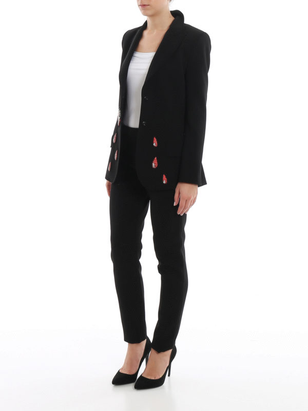 MOSCHINO: Maßgeschneiderte und Formale Hosen online - Formale Hose - Schwarz