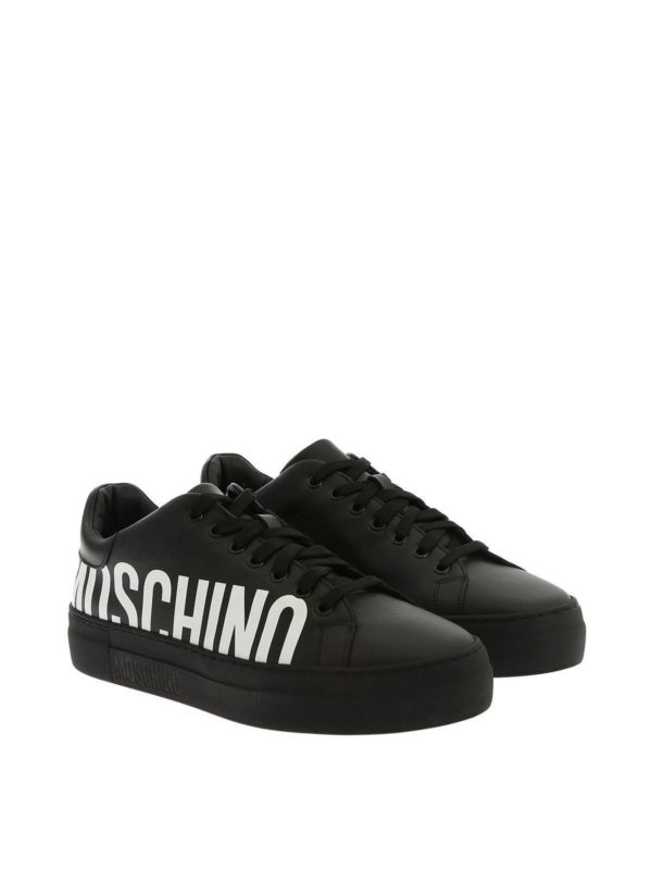 MOSCHINO: Chaussures de sport online - Baskets - Noir