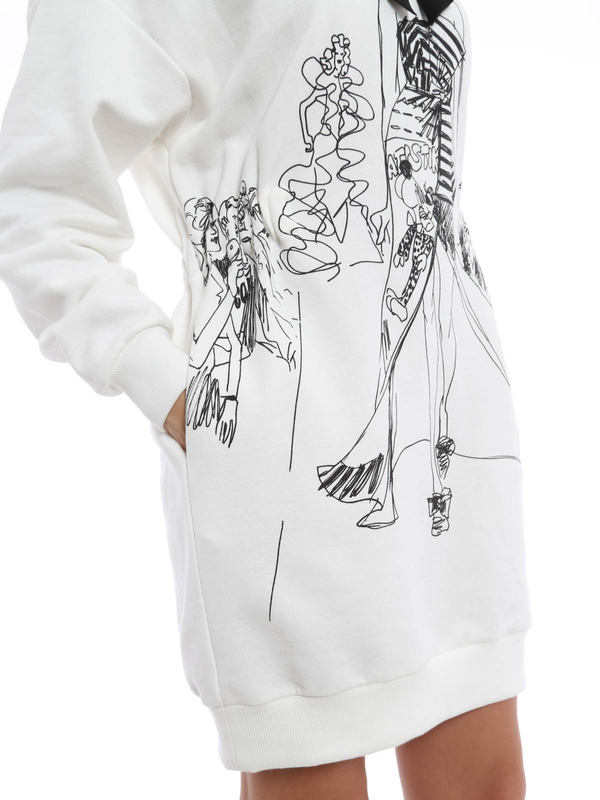 iKRIX MOSCHINO: Printed hooded dress