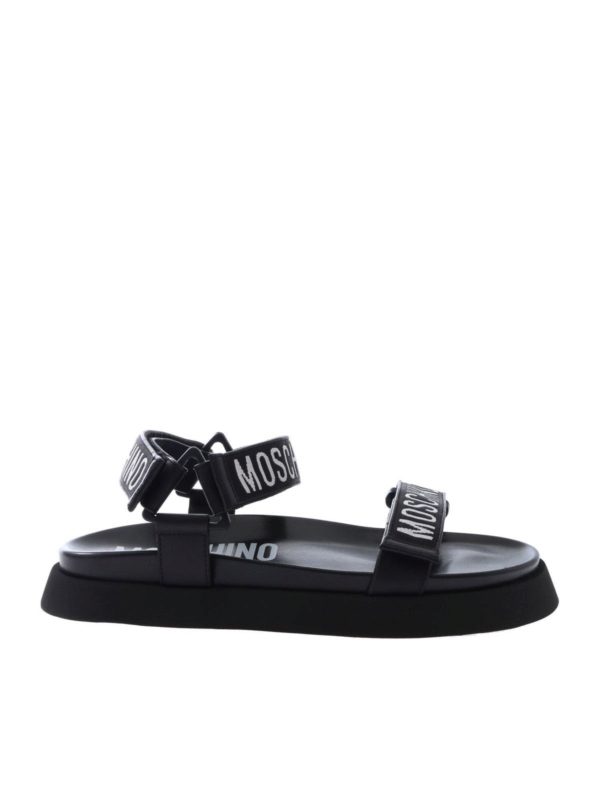 MOSCHINO: Sandalias - Sandalias - Negro