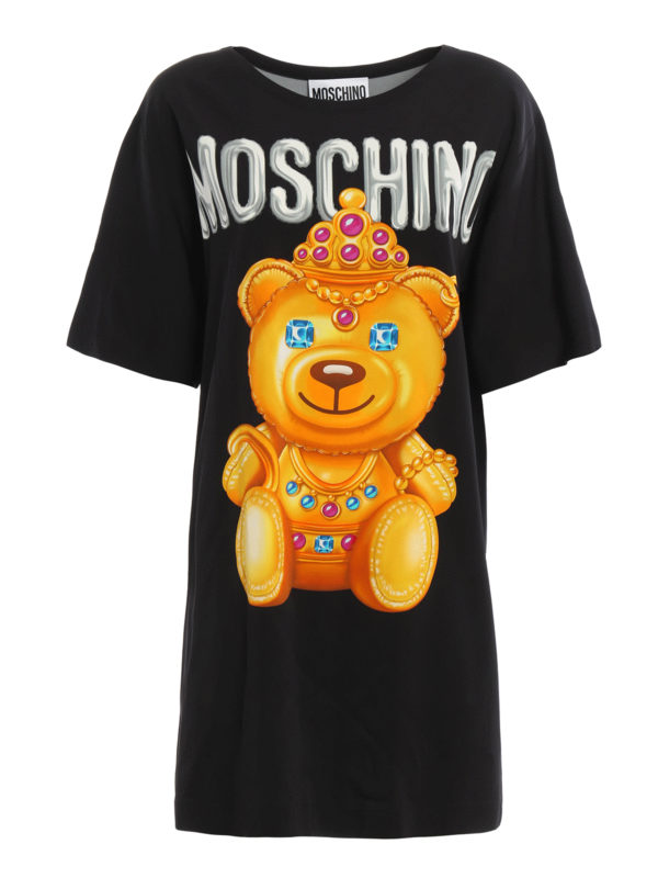 MOSCHINO: Robes courtes - Robe Courte Noir