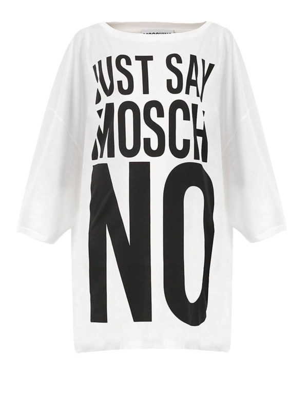 oversized moschino t shirt dress MOSCHINO T-Shirt Dress - nero/black