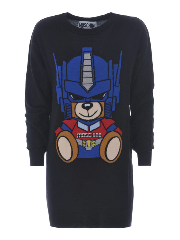 MOSCHINO: ショートドレス - ショートドレス - Transformers Bear