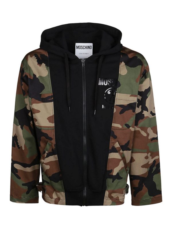 Moschino camo hoodie online