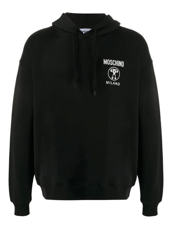 MOSCHINO: Sudaderas y suéteres - Sudadera - Double Question Mark