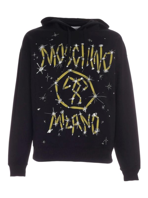 MOSCHINO: Sweatshirts und Pullover - Sweatshirt - Schwarz
