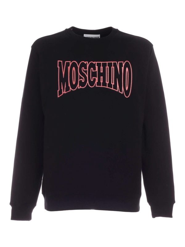 MOSCHINO: Sudaderas y suéteres - Sudadera - Negro