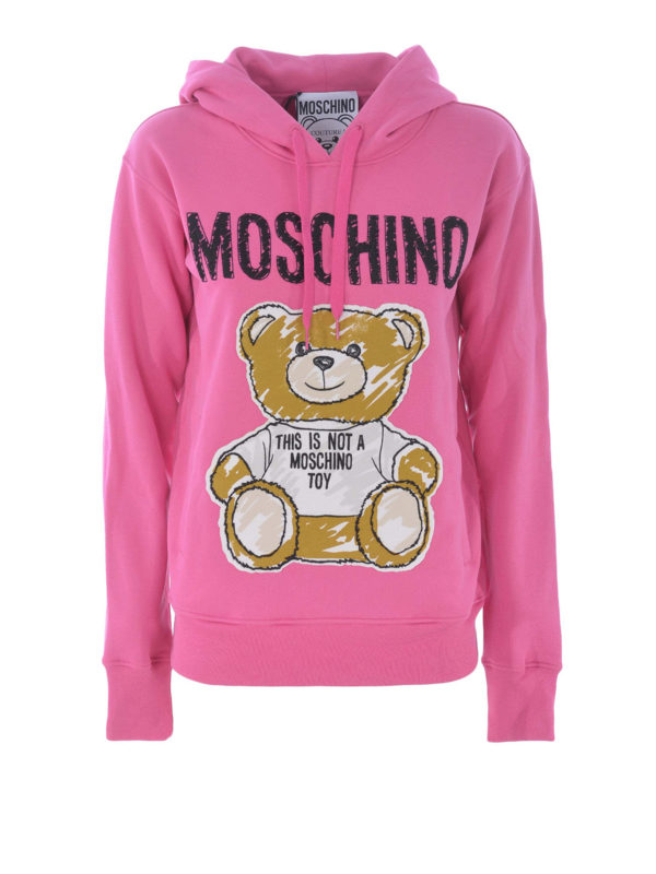 MOSCHINO: Sweatshirts und Pullover - Sweatshirt - Rosa