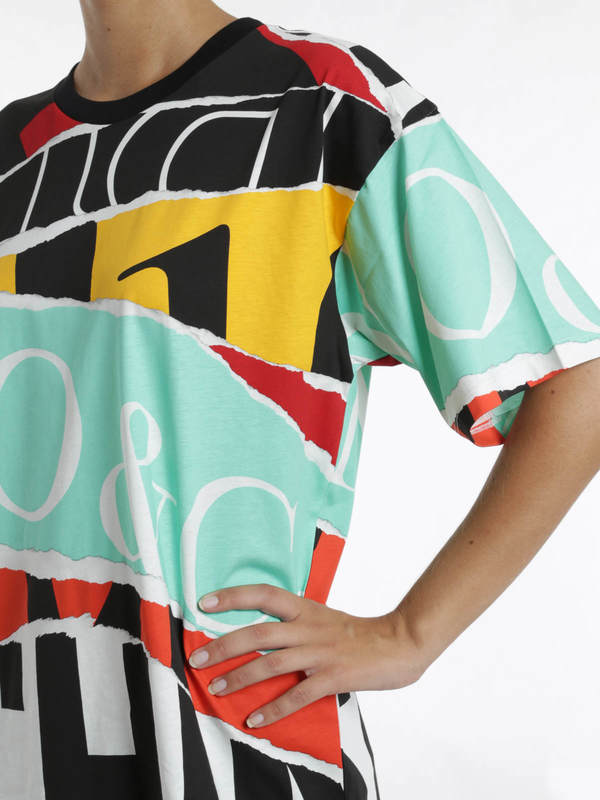iKRIX MOSCHINO: Tear effect logo t-shirt