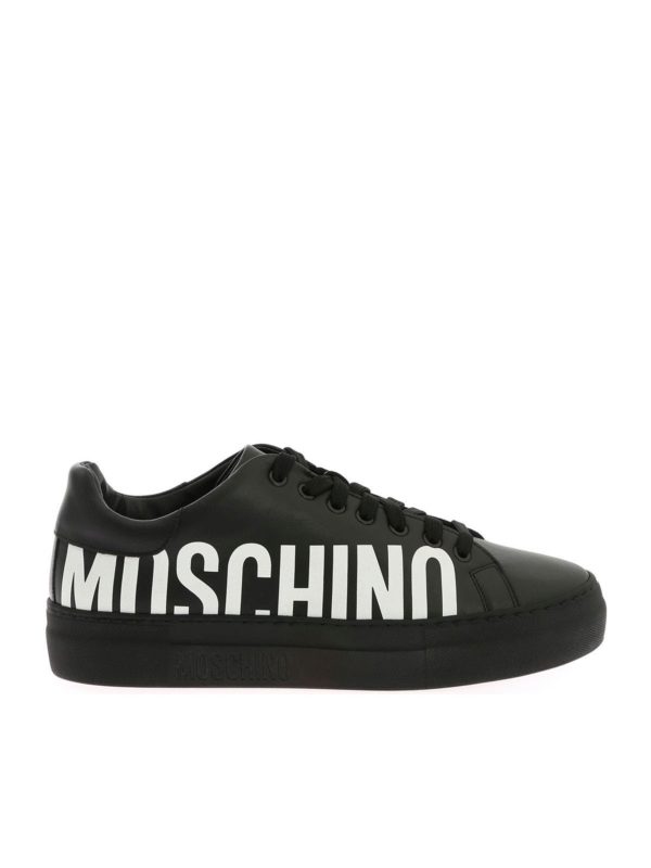 MOSCHINO: Chaussures de sport - Baskets - Noir