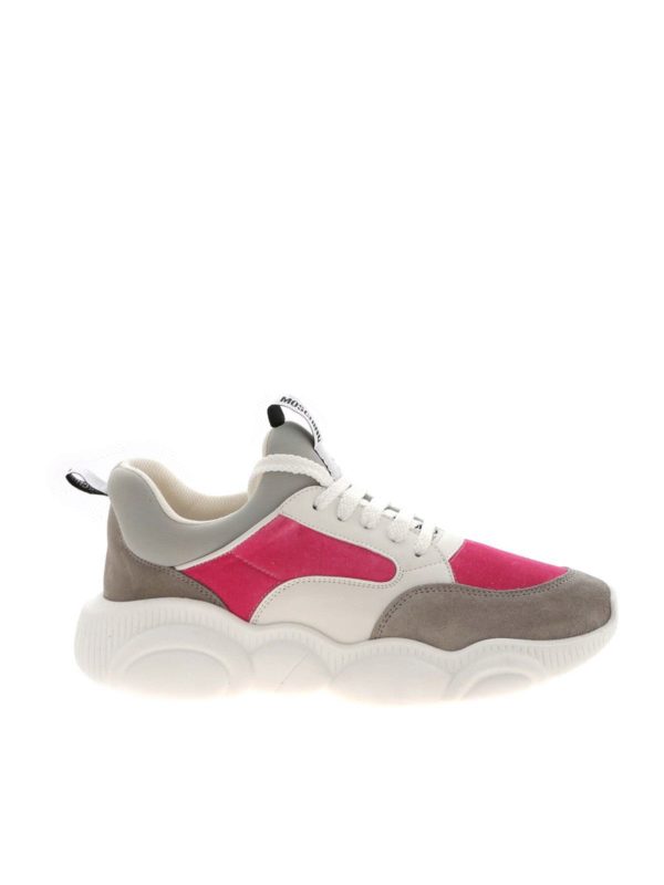 MOSCHINO: スニーカー - スニーカー - 白