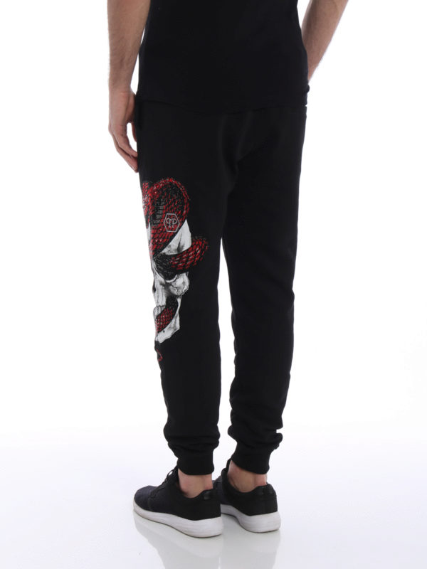Motivation cotton tracksuit bottom shop online: PHILIPP PLEIN