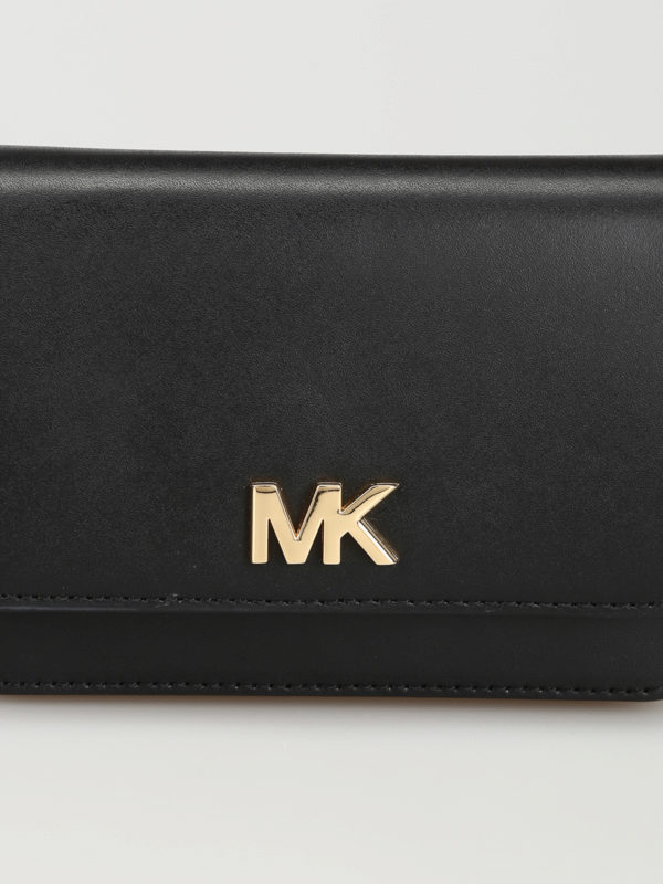Mott black belt bag shop online: MICHAEL KORS