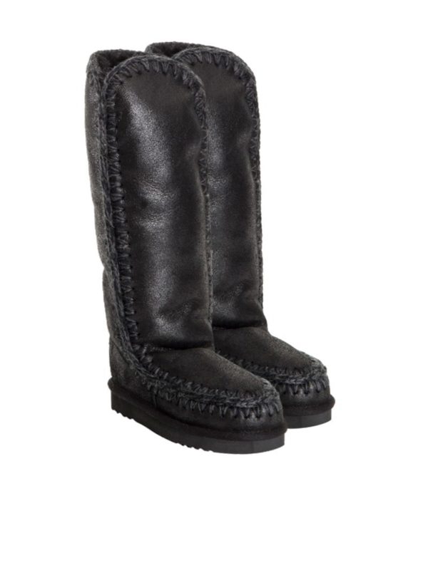 MOU: boots - Tall Eskimo boots in black