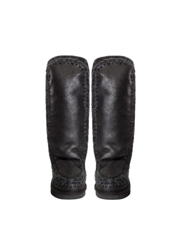 MOU: boots online - Tall Eskimo boots in black