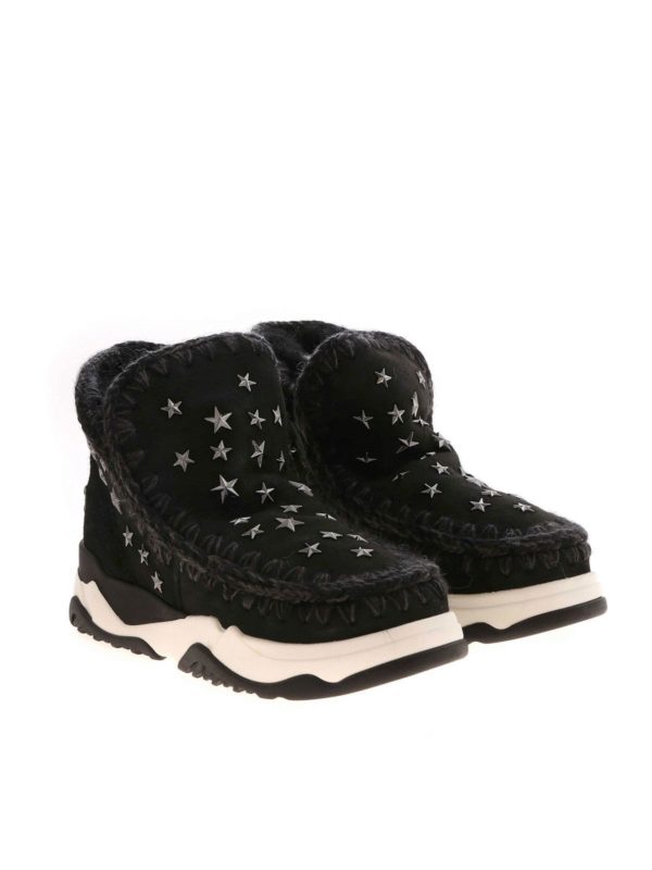 MOU: trainers online - Eskimo Trainer Star Stud sneakers in black
