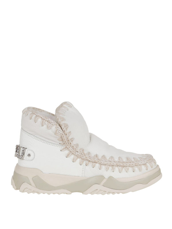 MOU: trainers - Eskimo rhinestone logo sneakers