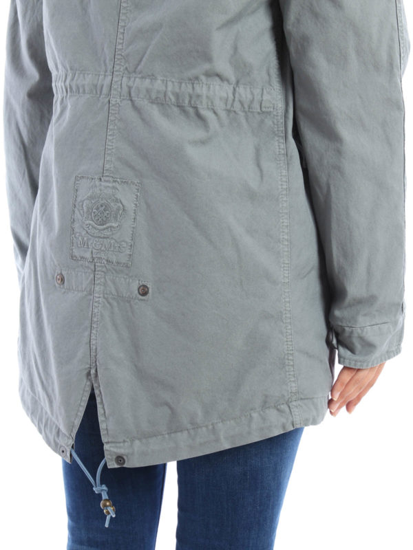 Mr & Mrs Italy buy online Fur trimmed midi parka