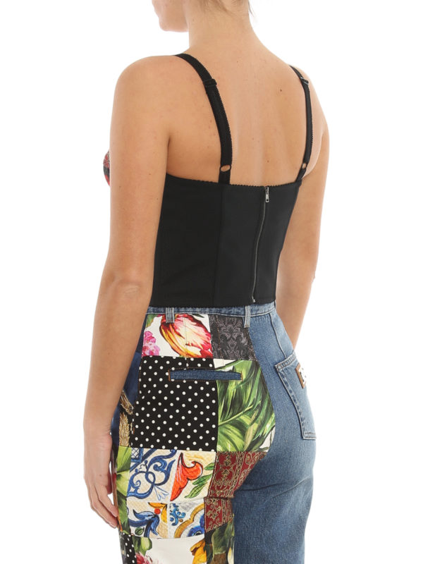 Corpetto multitessuto shop online: DOLCE & GABBANA