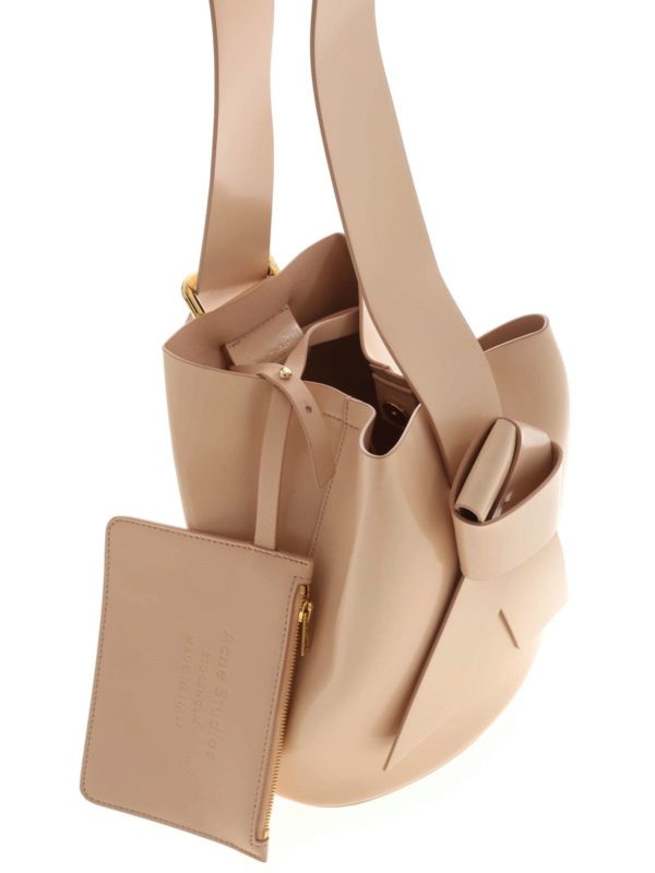 کیف خمره ای Acne Studios - Musubi bucket bag in pink - A10028BLUSHPINK