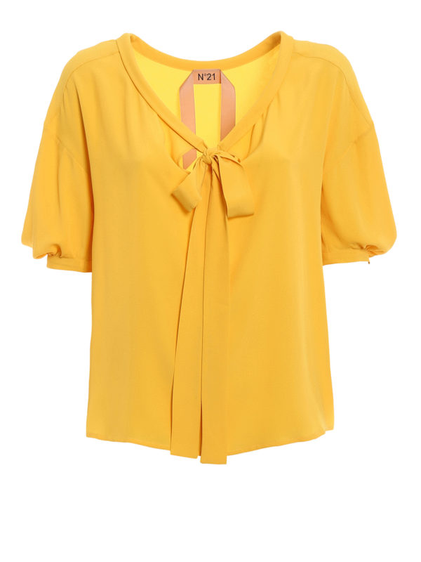 N°21: Blusen - Bluse - Gelb