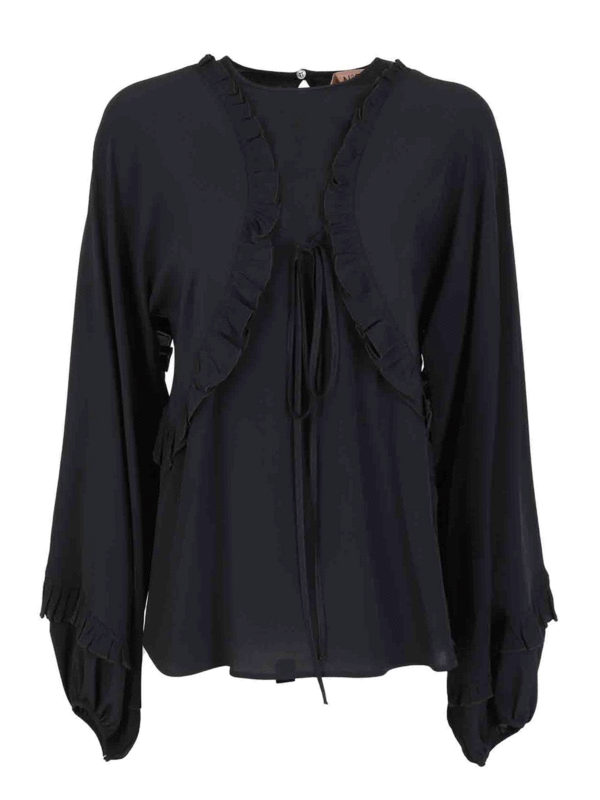 N°21: blouses - Crêpe de Chine blouse