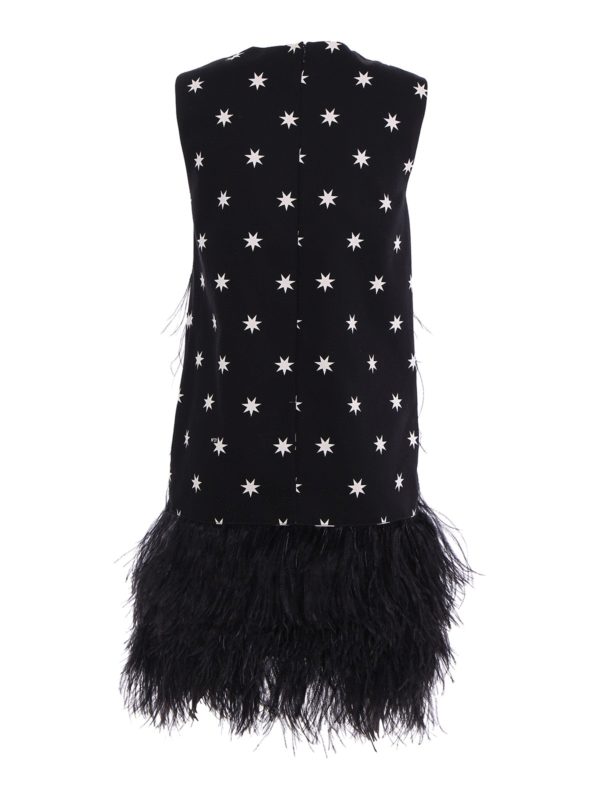 N21 Star printed cotton dress - Black|20EN2P0H0310053S9K1