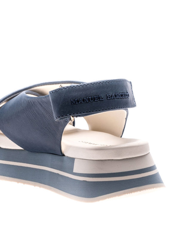 Namba blue sandals shop online: MANUEL BARCELO