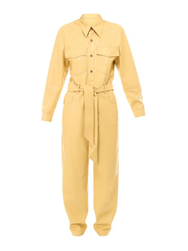 NANUSHKA: jumpsuits - Ashton faux leather jumpsuit