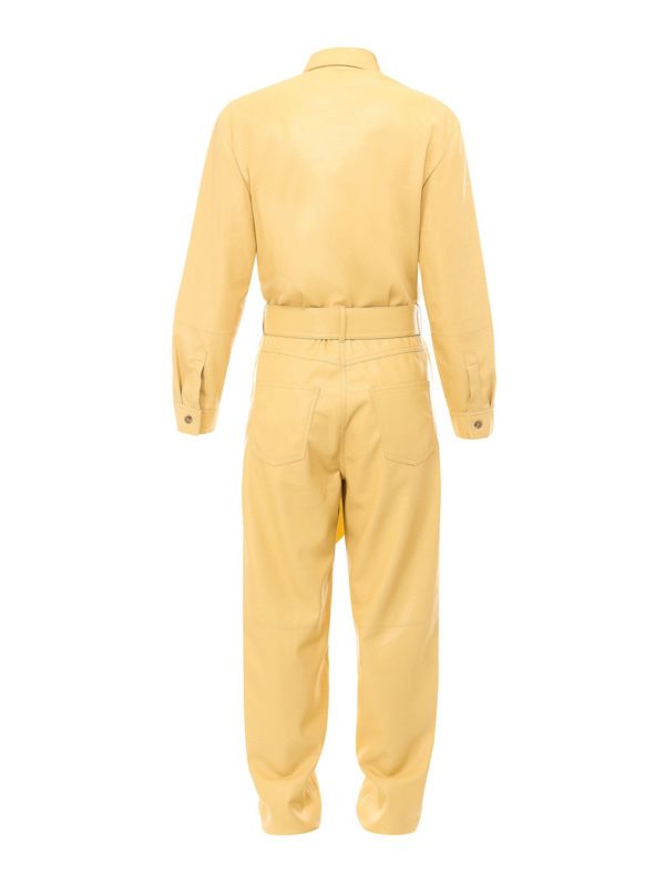 NANUSHKA: jumpsuits online - Ashton faux leather jumpsuit