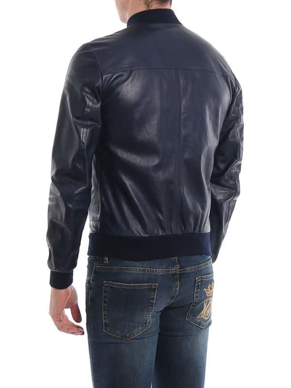 Nappa bomber jacket shop online: DOLCE & GABBANA
