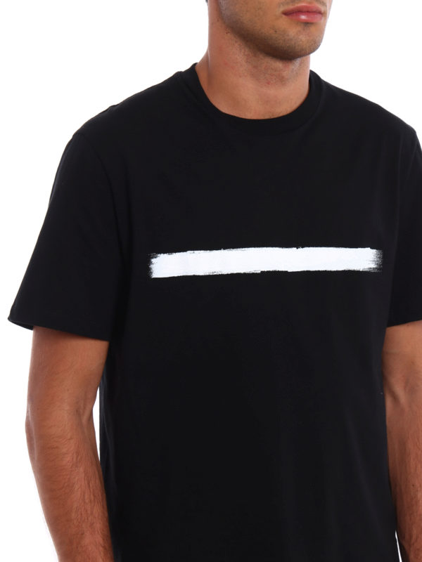 NEIL BARRETT buy online Brush stroke detailed Tee